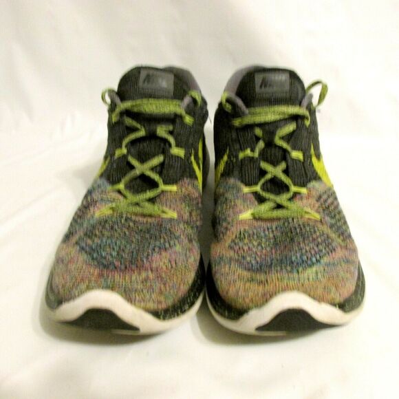 NIKE MENS FLYKNIT LUNAR 3 MULTI-COLOR RUNNING SHOES 718675 046 12.5 - Picture 1 of 12